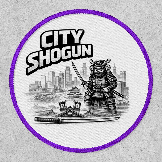 City Shogun Urban Warlord Rank Patch (Front)