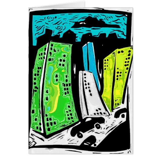City Skyline 7 Cards (Front)
