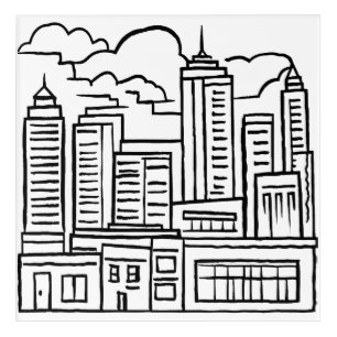 City Skyline Acrylic Print