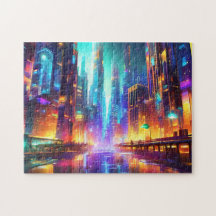 City Skyline Art 3 Photo Puzzles Skyline Internet