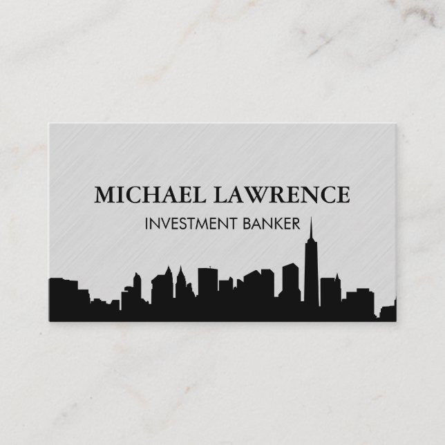 City Skyline Business Card (Front)