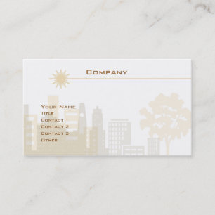 City Skyline Business Card