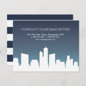 City Skyline | Business We Have Moved Announcement (Front/Back)