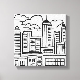 City Skyline Canvas Print