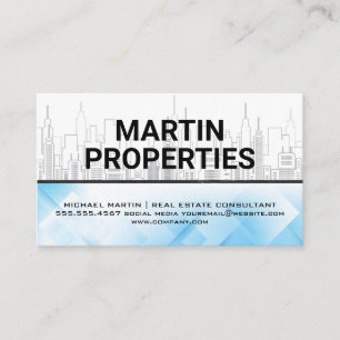 City Skyline Commercial Properties Business Card