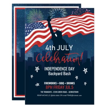 City Skyline Independence Day Celebration ID658 Invitation City Skyline Independence Day Celebration ID658 Invitation