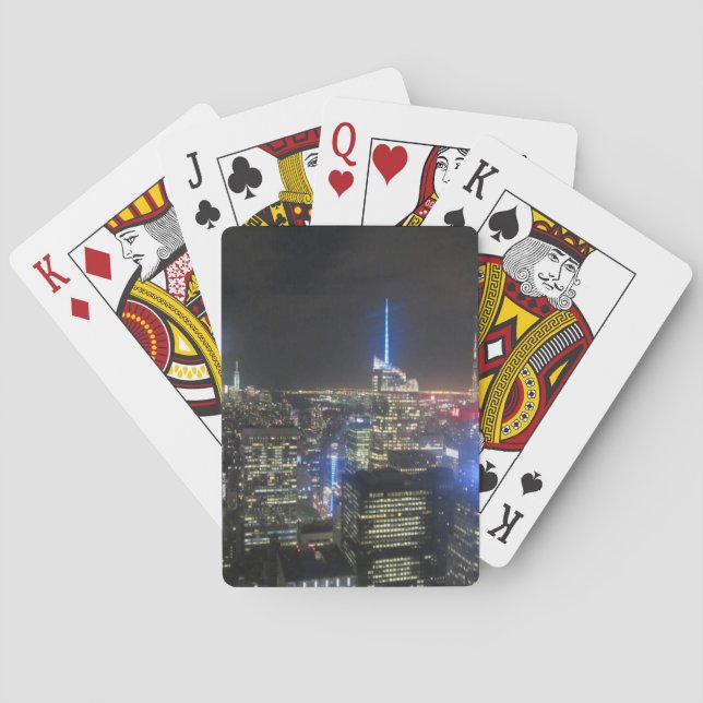 City skyline  poker cards (Back)