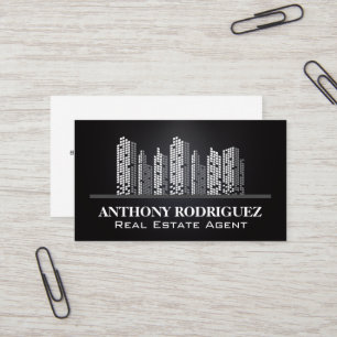City Skyline Real Estate Business Card