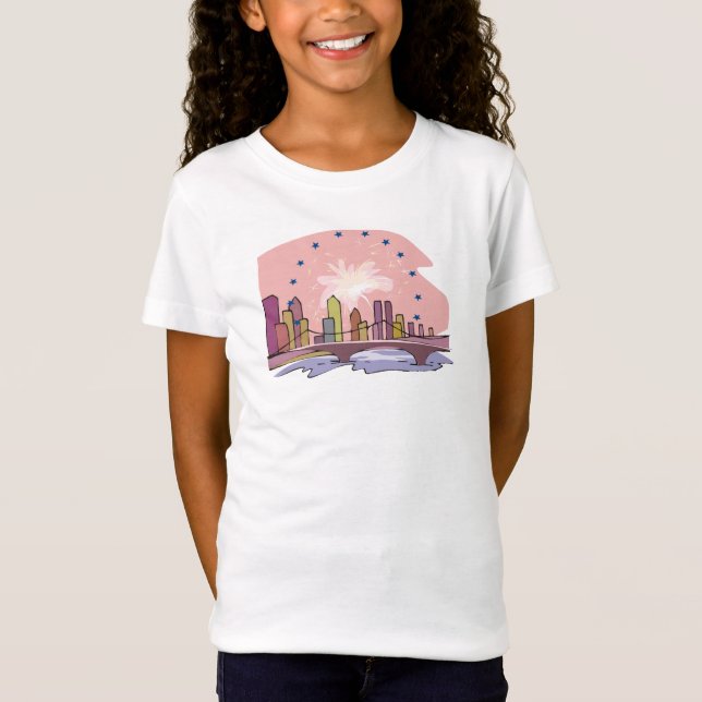 City Skyline- T-Shirt (Front)
