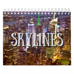 City Skylines Collection Wall Calendar