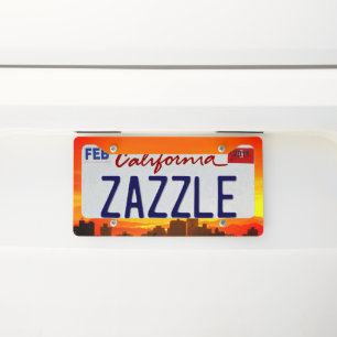 City Skylines License Plate Frame