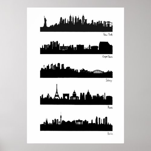 City Skylines _ World Poster