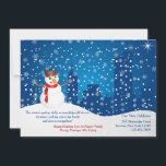 City Snowman Holiday Moving Announcement<br><div class="desc">Send early holiday greetings and inform family and friends of your new address with this delightful card. It features a smiling snowman and a city skyline with lots of falling snow. The card is easy to customize with your wording, font, font color, paper shape options and choice of six paper...</div>