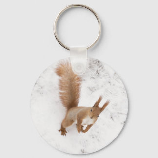 City Squirrel Keychain