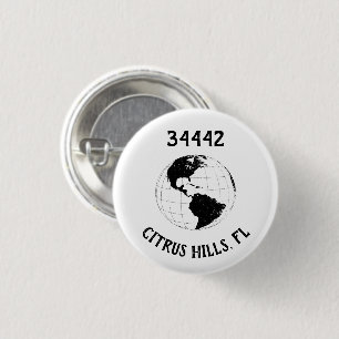 City State Zip Code Globe World Map   Button