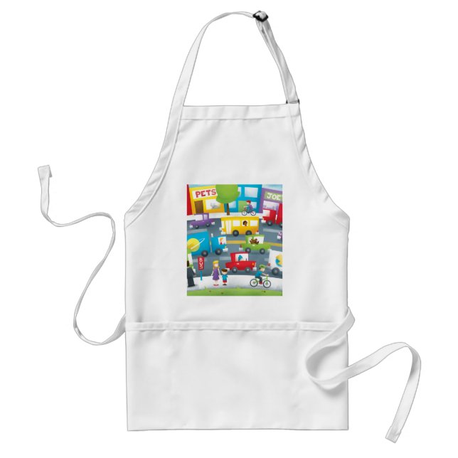 City Street Adult Apron (Front)