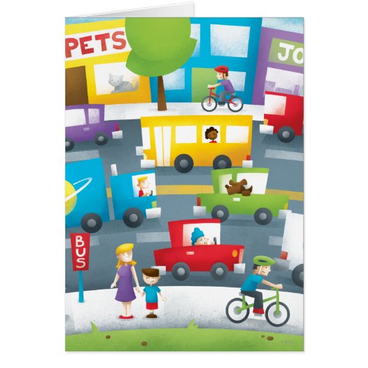 City Street Cards (Front)