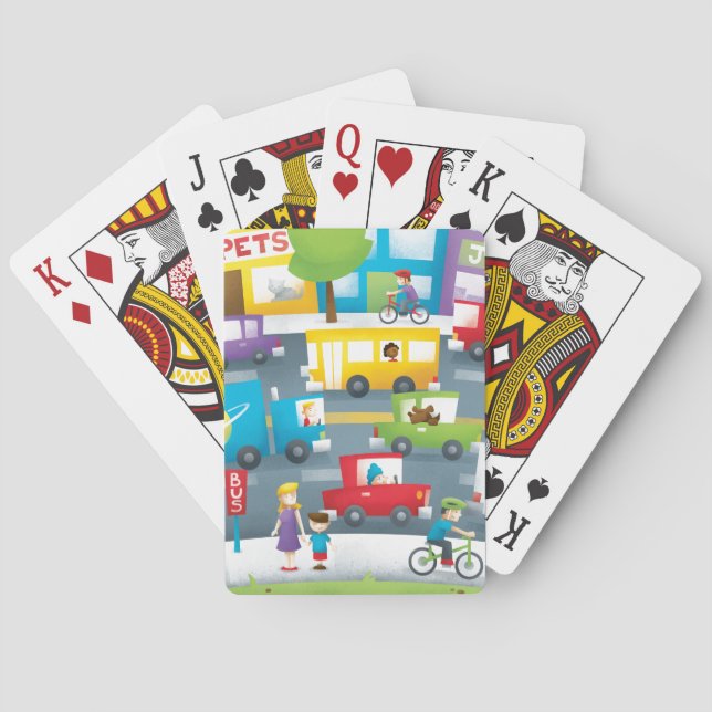 City Street Poker Cards (Back)