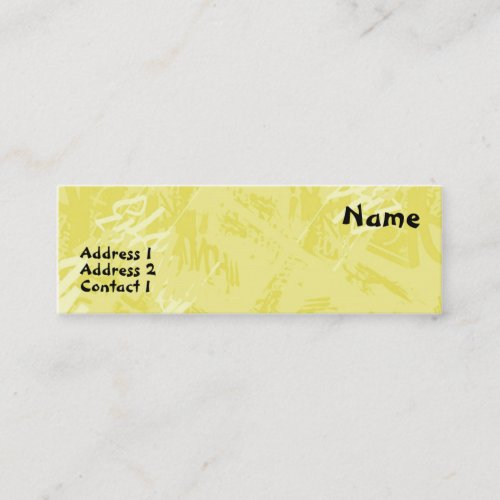City Street - Skinny Business Cards