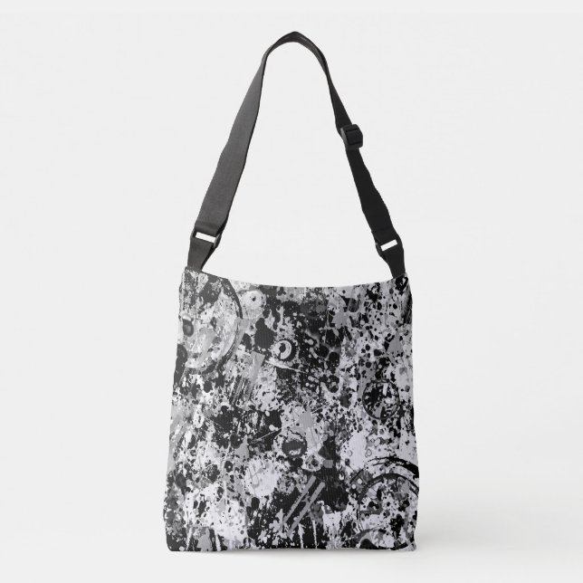 City Streets Graffiti Crossbody Bag (Front)