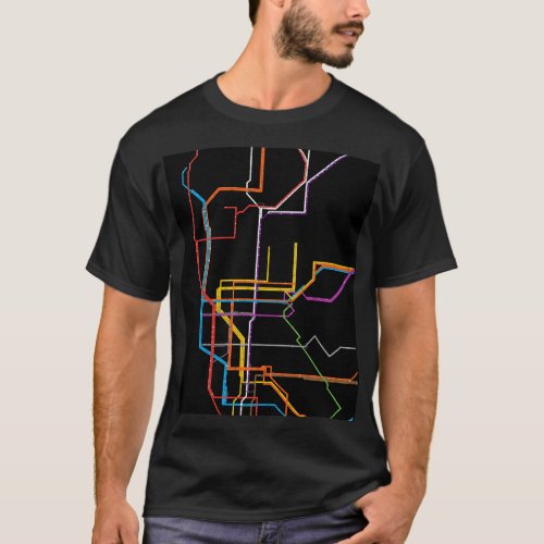 City subway map T_Shirt