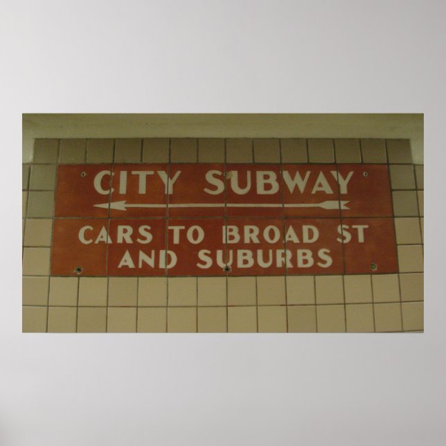 City Subway Poster (Front)