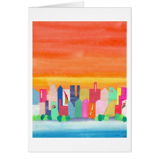 City Sunset Cards (Front)