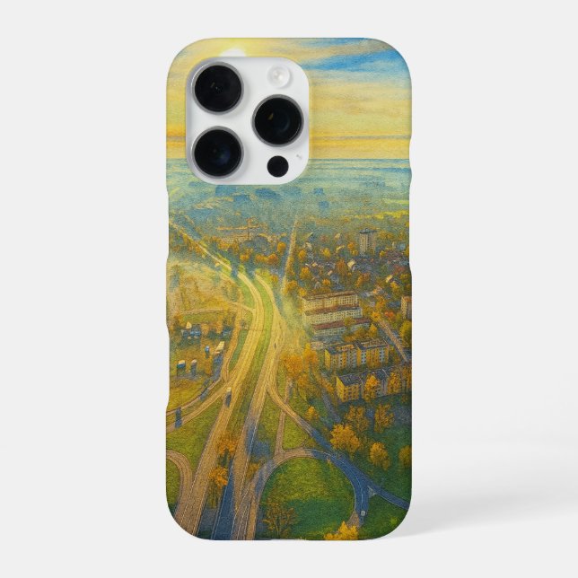 City Sunset Iphone Case (Back)