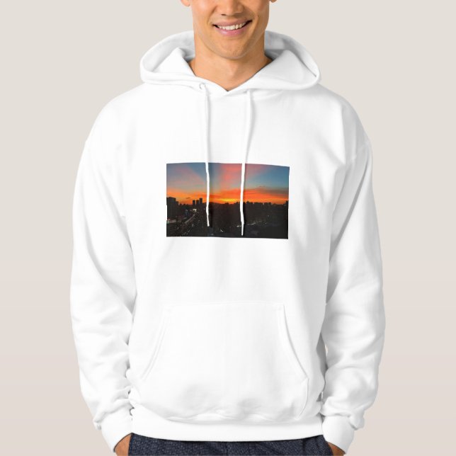 City Sunset Skyline Hoodies & Sweatshirts (Front)