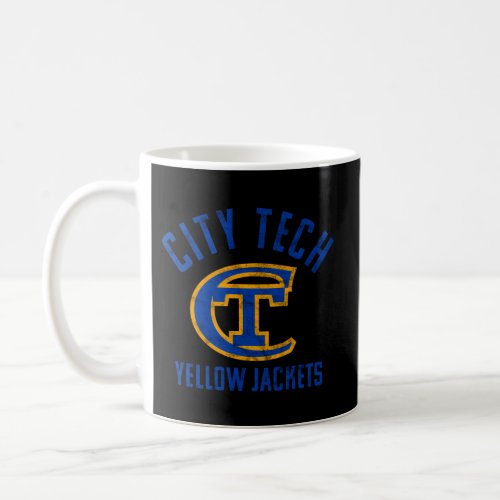 City Tech Yellow Jackets Large Coffee Mug