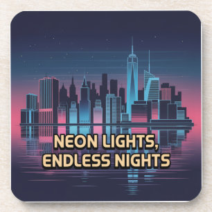 City That Never Sleeps New York Beverage Coaster