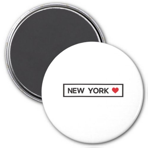 City Town State Country Home I Love New York Magnet