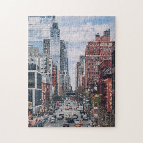 City Traffic  Building Scenic Puzzles Jigsaw Puzz