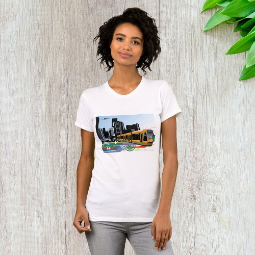 City Tram Womens T_Shirt