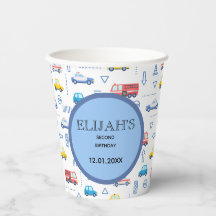 City Transportation Truck Second Birthday Party