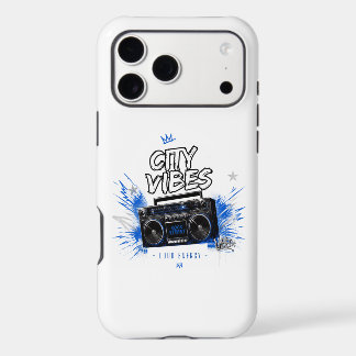 City Vibes Rock the Street – Retro Boombox iPhone 17 Pro Max Case