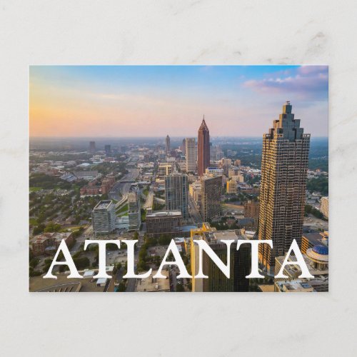 City View  Atlanta Georgia Postcard