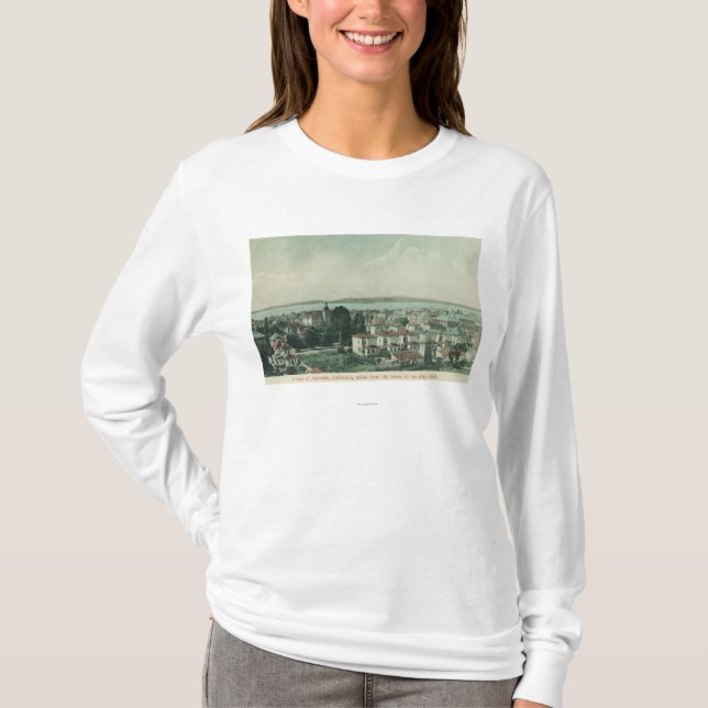 City View from City Hall TowerAlameda, CA T-Shirt (Front)