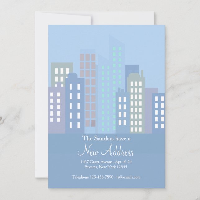 City View Moving Announcement (Front)