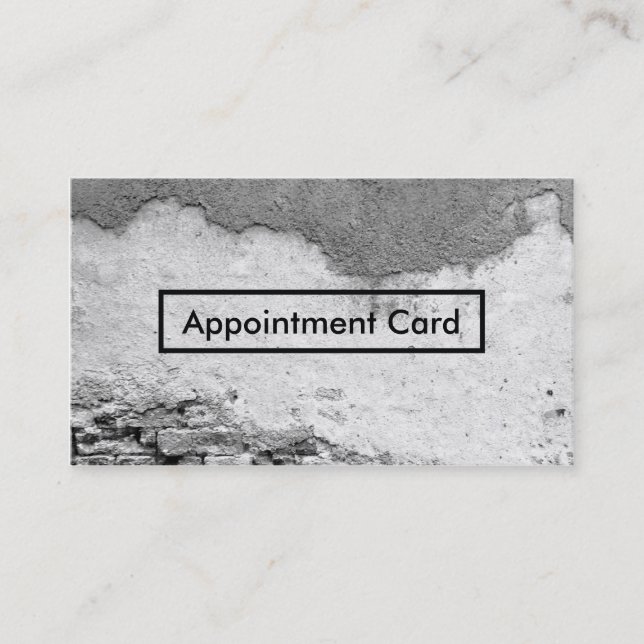city wall appointment reminder card (Front)