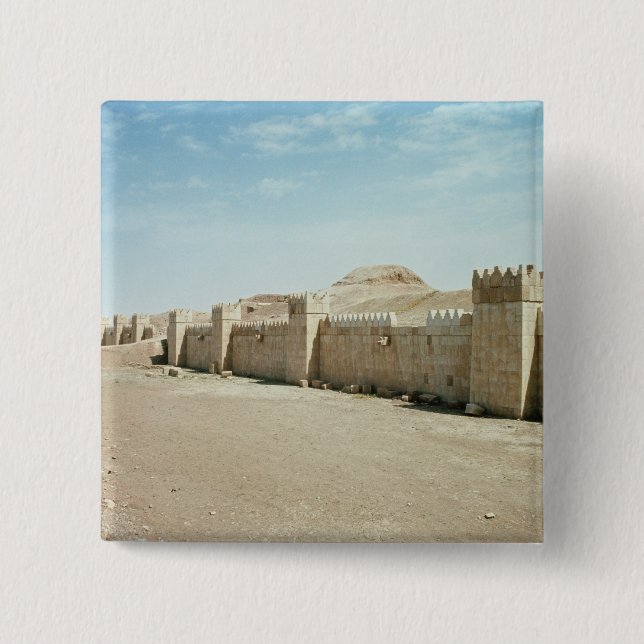 City walls pinback button (Front)