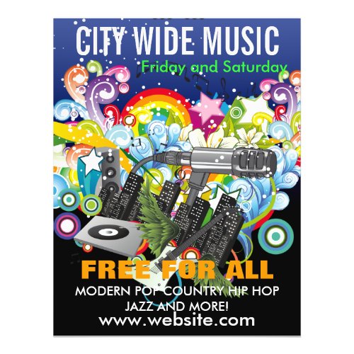 City Wide Music Flyer flyer