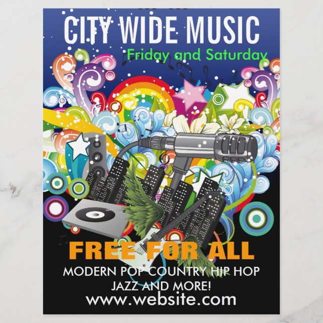 City Wide Music Flyer (Front)