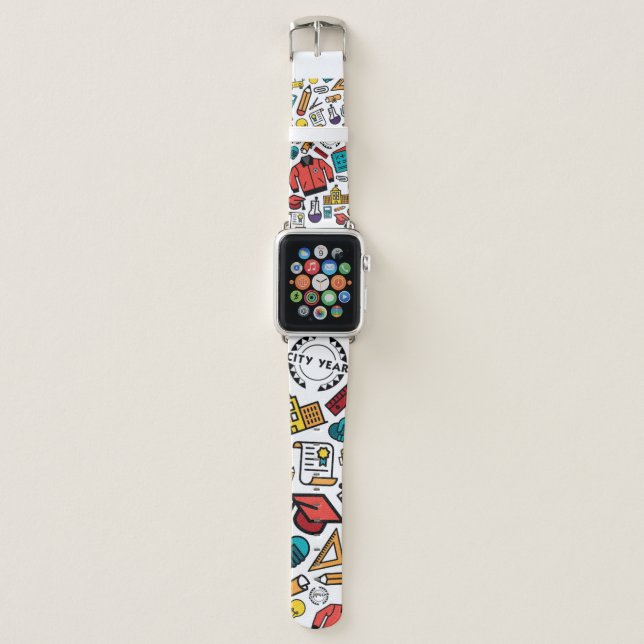 City Year Icon Apple Watch band (Front)