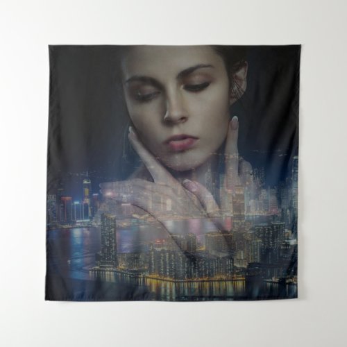 citygirl tapestry