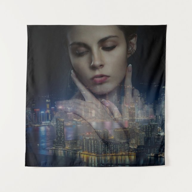citygirl tapestry (Front)
