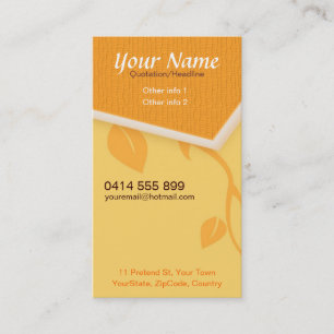 CityNature Vertical Business Card