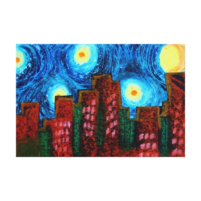 cityscape1 wrapped canvas gallery wrap canvas