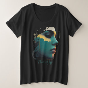 Cityscape Art Plus-Size Tee   Urban Style Shirt