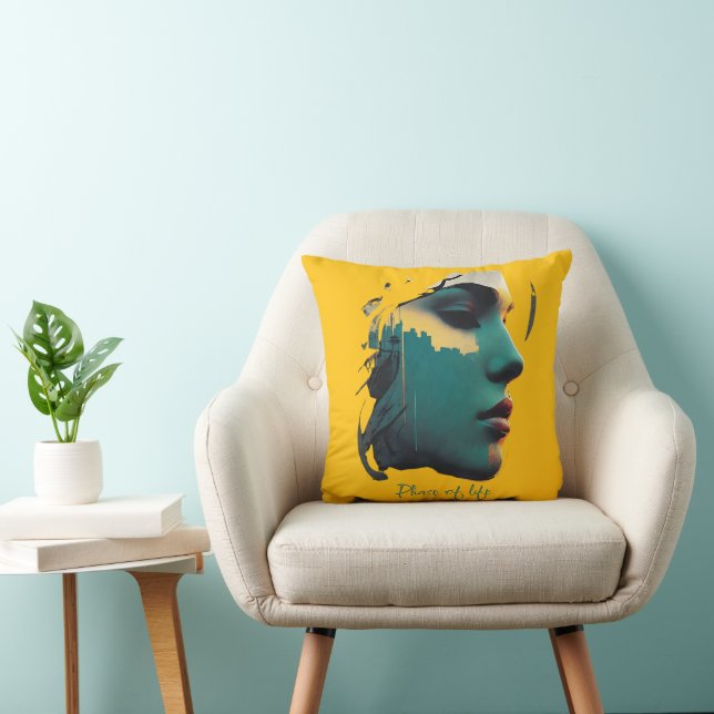 Cityscape Art Throw Pillow | Urban Home Accent (Chair)
